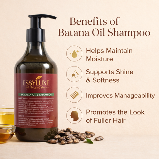 EssyLuxe Batana Oil Shampoo – Moisture & Shine Boost | 500ml