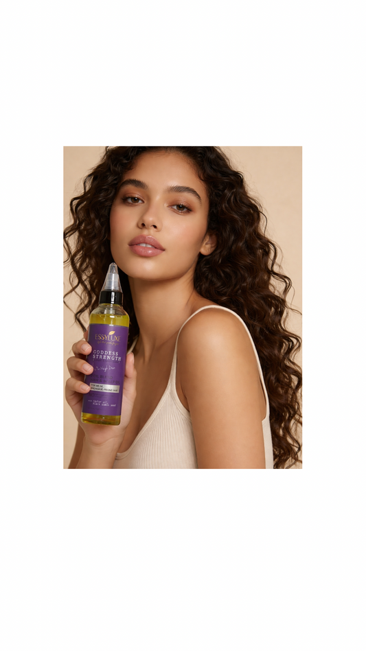 A lightweight 7-oil blend designed to hydrate, nourish, and enhance natural shine while supporting a healthy-looking hair routine.